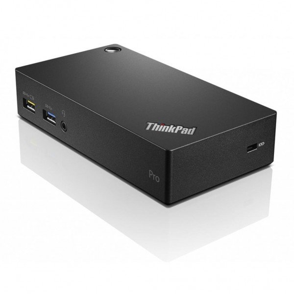 Акція на Док-станция Lenovo ThinkPad USB 3.0 Pro Dock (40A70045EU) від MOYO