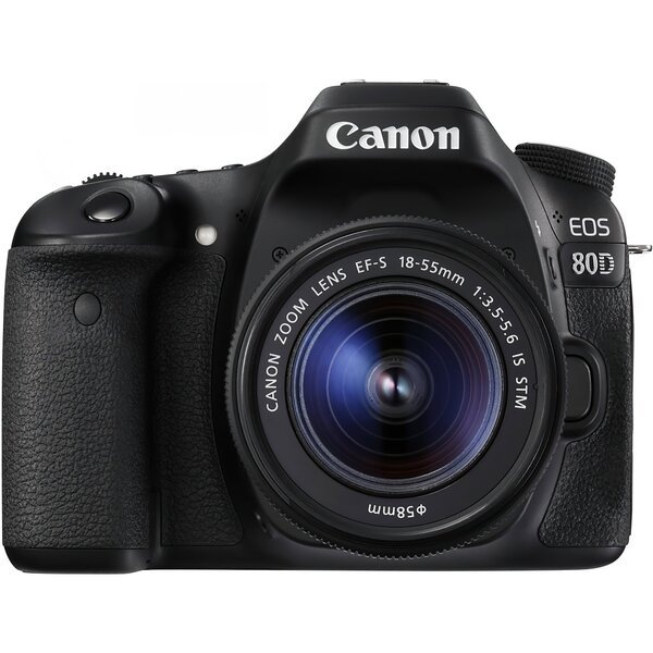 

Фотоаппарат CANON EOS 80D + 18-55 IS STM (1263C038)