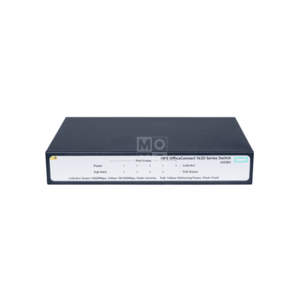 

Коммутатор HP 1420-5G-PoE+ Unmanaged Switch, 5xGE-T, L2, 32W, LT Warranty (JH328A)