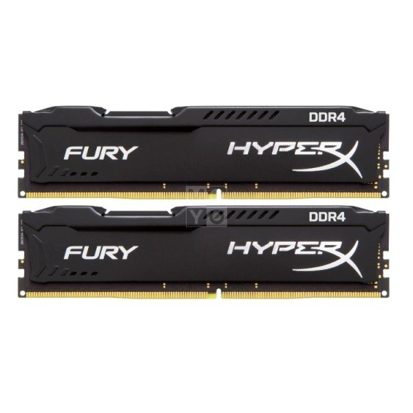 

Память для ПК Kingston HyperX Fury Black DDR4 2400MHz 8Gb (2x4GB) (HX424C15FBK2/8)