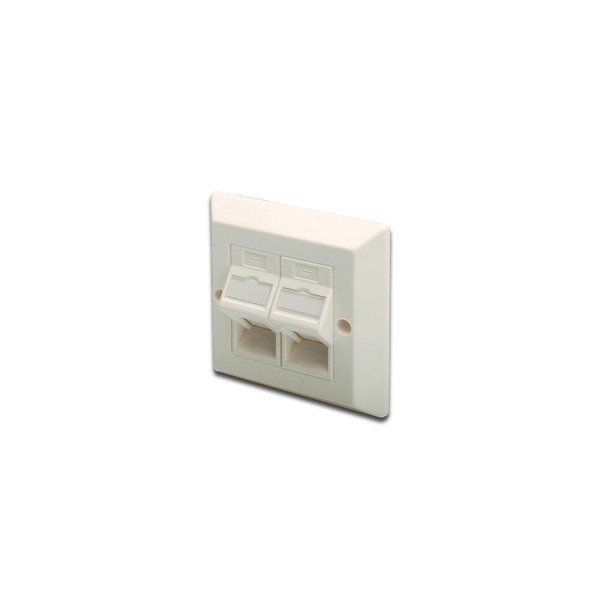 

Лицевая панель DIGITUS 2х Keystone 86x86 (DN-93805-1)
