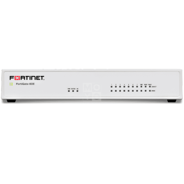 

Межсетевой экран Fortinet FG-60E 2 GE WAN, 1 GE DMZ, 7 GE LAN.