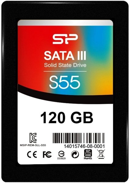 

SSD накопитель SILICON POWER S55 120GB 2.5" SATA (SP120GBSS3S55S25)