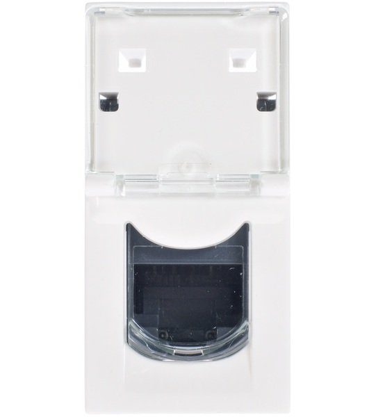

MOSAIC Legrand розетка информационная RJ45 UTP кат.6 LCS2 (1 модуль), белый