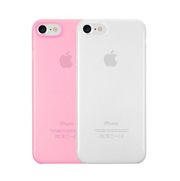 

Чехол Ozaki O!coat 0.3 Jelly для iPhone SE 2020/8/7 2in1 Ultra slim & Light weight Clear and Pink