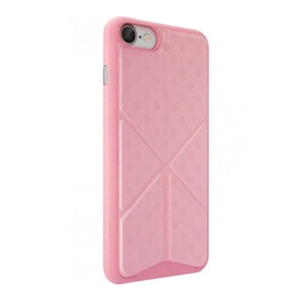 

Чехол Ozaki O!coat 0.3 Totem Versatile для iPhone SE 2020/8/7 Ultra slim & Light weight with stand Pink