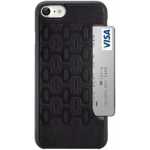 

Чехол Ozaki O!coat 0.3 Pocket для iPhone SE 2020/8/7 Ultra slim & Light weight with card holder Black