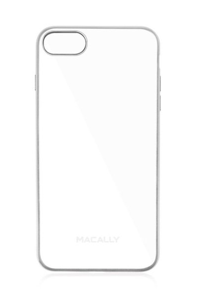 

Чехол Macally для iPhone 8/7 LUXR soft TPU Silver