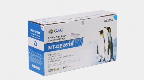 

Картридж лазерный G&G для HP CLJ CP4025/4525 Cyan, 11000 стр (G&G-CE261A)