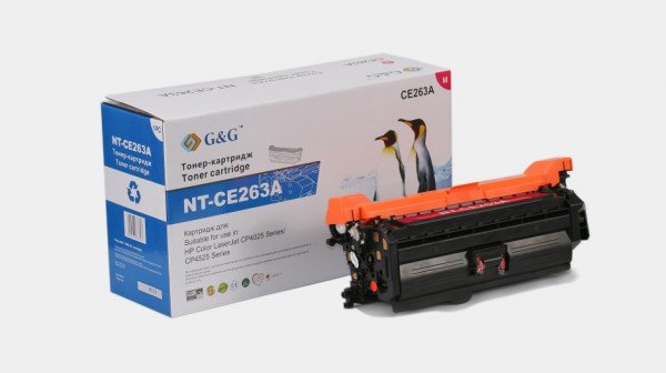 

Картридж лазерный G&G для HP CLJ CP4025/4525 Magenta, 11000 стр (G&G-CE263A)