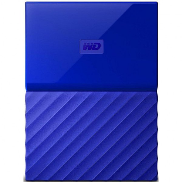 Акція на Жесткий диск WD USB3.0 1TB My Passport Blue (WDBYNN0010BBL-WESN) від MOYO