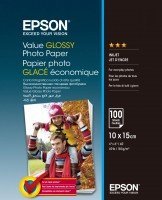  Папір Epson 100mmx150mm Value Glossy Photo Paper 100 л. (C13S400039) 