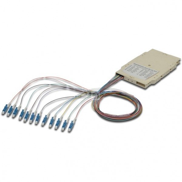 

Сплайс-кассета Digitus, 12 пигтейлов LC (UPC) 9/125 SM LSZH в компл.