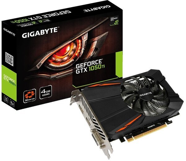 

Видеокарта GIGABYTE GeForce GTX 1050 Ti 4GB DDR5 (GV-N105TD5-4GD)