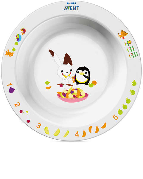 

Детская большая глубокая тарелка AVENT 12мес+ (SCF704/00)