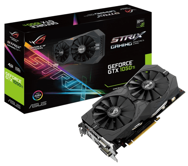 

Видеокарта ASUS GeForce GTX 1050 TI 4GB DDR5 Gaming Strix (STRIX-GTX1050TI-4G-GAMIN)