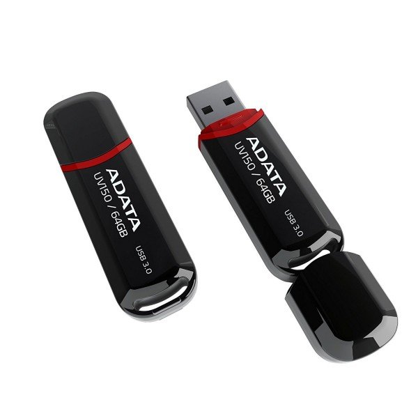 

Накопитель USB 3.0 ADATA UV150 64GB Black (AUV150-64G-RBK)