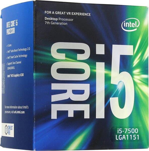 Акція на Процессор Intel Core i5-7500 3.4GHz/8GT/s/6MB (BX80677I57500) s1151 BOX від MOYO