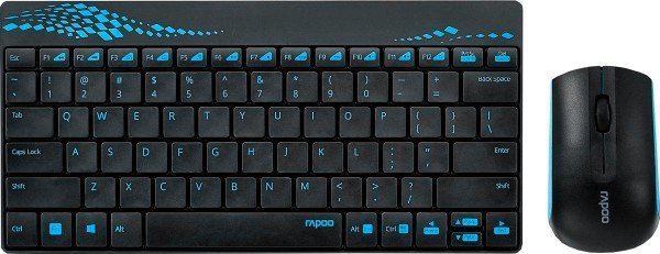 

Комплект Rapoo 8000 Wireless Blue