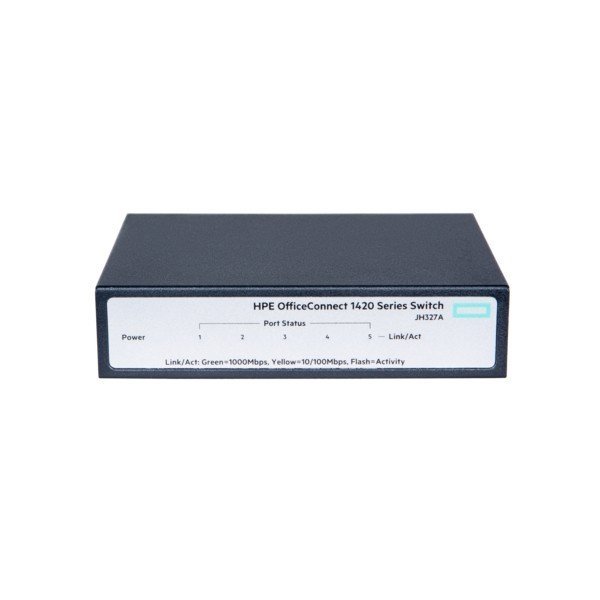 

Коммутатор HP 1420 5G Switch, Unmanaged, 5xGE ports, L2, LT Warranty (JH327A)