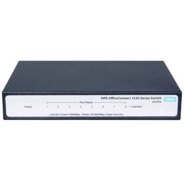 

Коммутатор HP 1420 8G Switch, Unmanaged, 8xGE ports, L2, LT Warranty (JH329A)