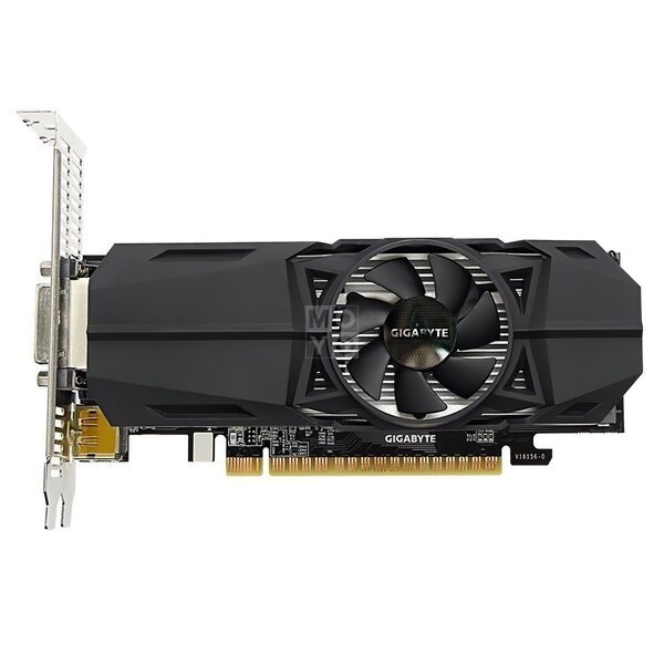 

Видеокарта GIGABYTE GeForce GTX 1050 Ti 4GB DDR5 OC Low Profile (GV-N105TOC-4GL)