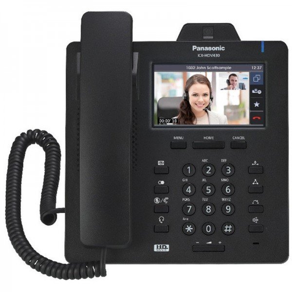 

Проводной IP-видеотелефон Panasonic KX-HDV430RUB Black для PBX KX-HTS824RU