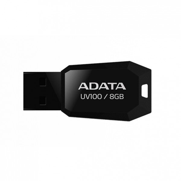 

Накопитель USB 2.0 ADATA UV100 8GB Black (AUV100-8G-RBK)