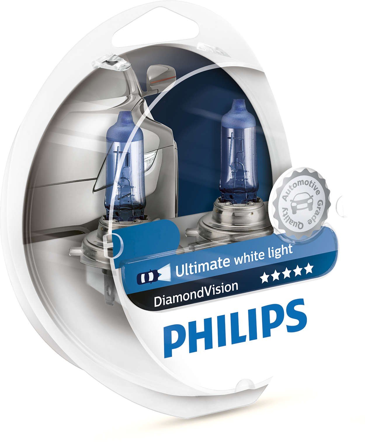

Лампа галогеновая Philips H3 Diamond Vision (12336DVS2)