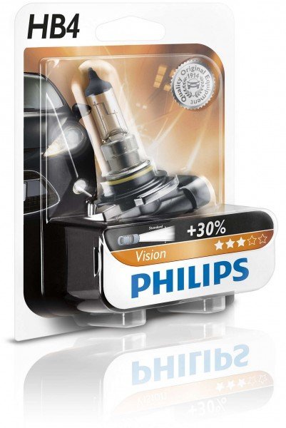 

Лампа галогеновая Philips HB4 Vision (9006PRB1)