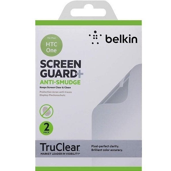 

Защитная пленка Belkin для HTC One Screen Overlay ANTI-SMUDGE 2in1