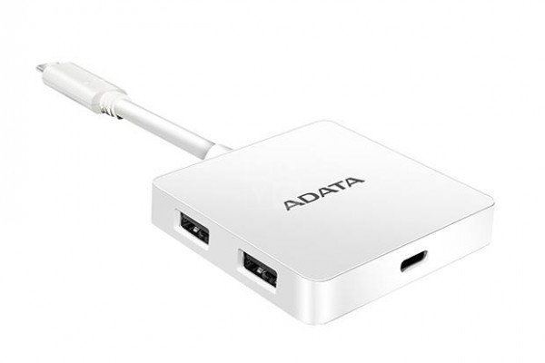 

USB Хаб ADATA USB-C x 1/USB-A 3.1 x 2/HDMI x 1 White (ACH3PL-HUB-CWH)