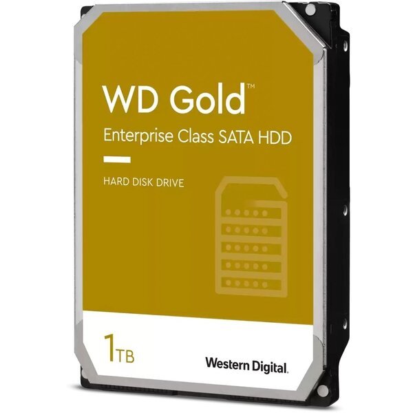 Акція на Жесткий диск внутренний WD 3.5" SATA 3.0 1TB 7200RPM 6GB/S/128MB GOLD WD1005FBYZ (WD1005FBYZ) від MOYO