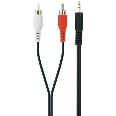 

Кабель MiniJack Belkin jack 3.5мм-M/2x RCA-M Black2м