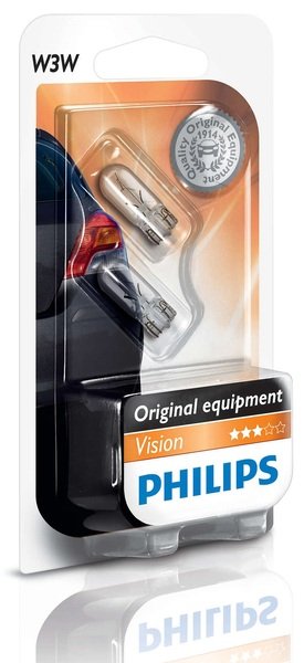 

Лампа накаливания Philips W3W (12256B2)