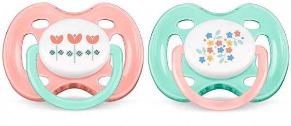 

Пустышка AVENT для девочек 0-6 мес. 2 шт (SCF172/02)