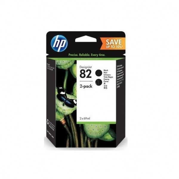 

Картридж струйный HP No.82 DesignJet 510 Black, 2*69ml Двойная упаковка (P2V34A)