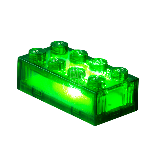 

Конструктор Light Stax с LED подсветкой Transparent зеленый 1 эл. 4х2 (LS-S11903-04)
