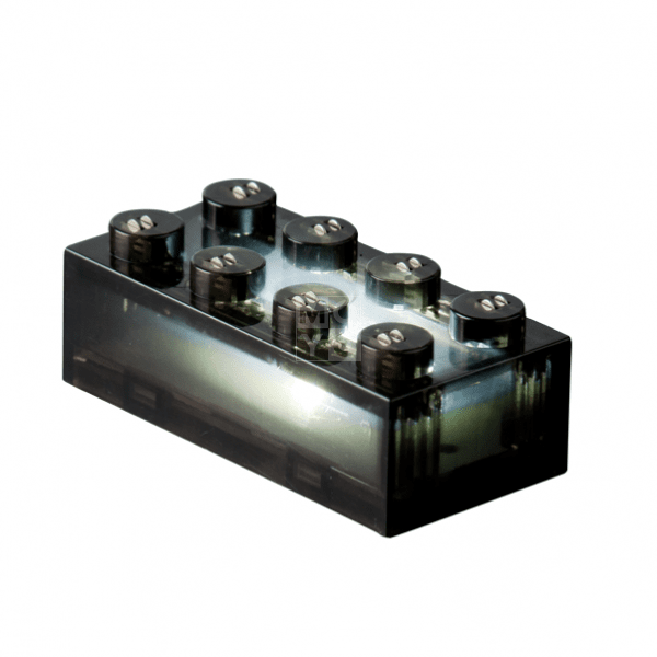 

Конструктор Light Stax с LED подсветкой Transparent черный 1 эл. 4х2 (LS-S11903-10)