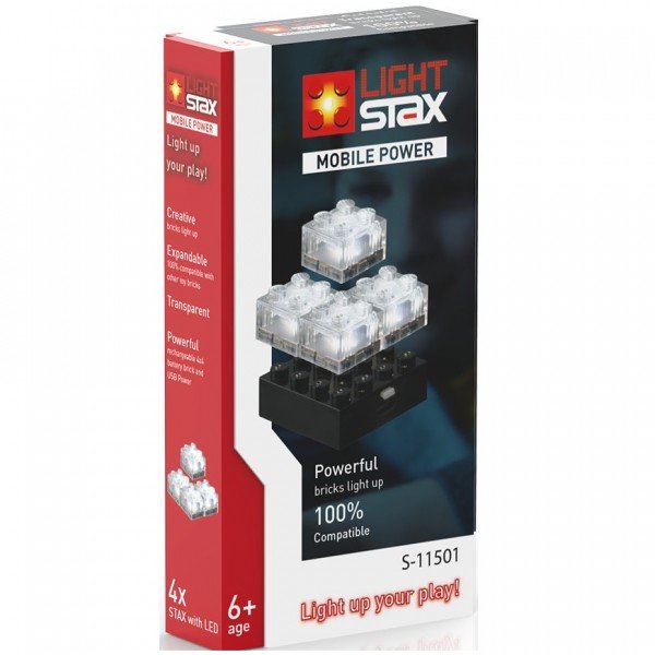 Акція на Конструктор Light Stax с LED подсветкой Mobile Power 4 эл. (LS-S11501) від MOYO
