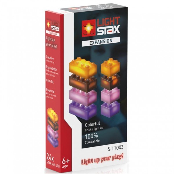 

Конструктор Light Stax с LED подсветкой Expansion Regular 24 эл. (LS-S11003)