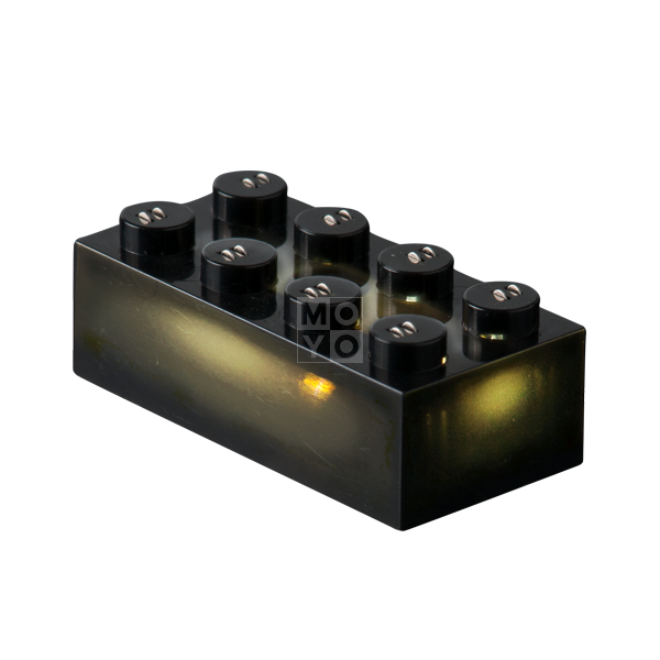 Акція на Конструктор Light Stax с LED подсветкой Regular черный 1 эл. 4x2 (LS-S11901-10) від MOYO