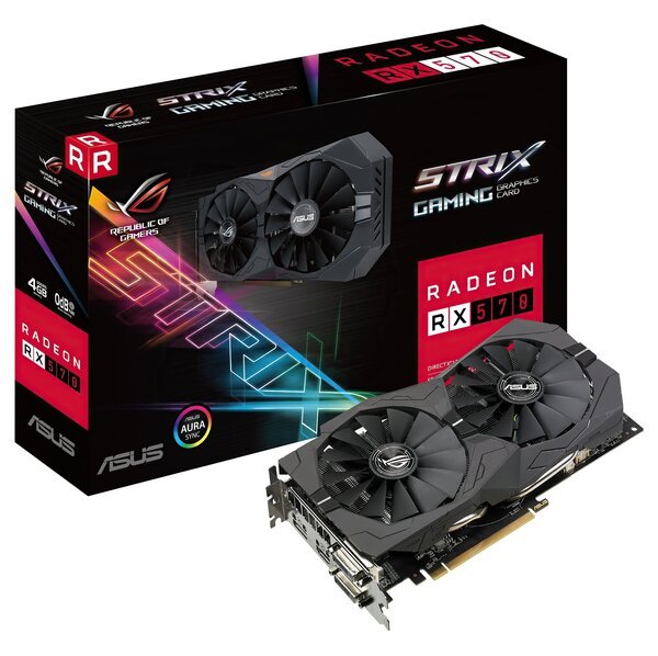 

Видеокарта ASUS Radeon RX 570 ROG Strix 4GB GDDR5 OC (STRIX-RX570-O4G-GAMING)