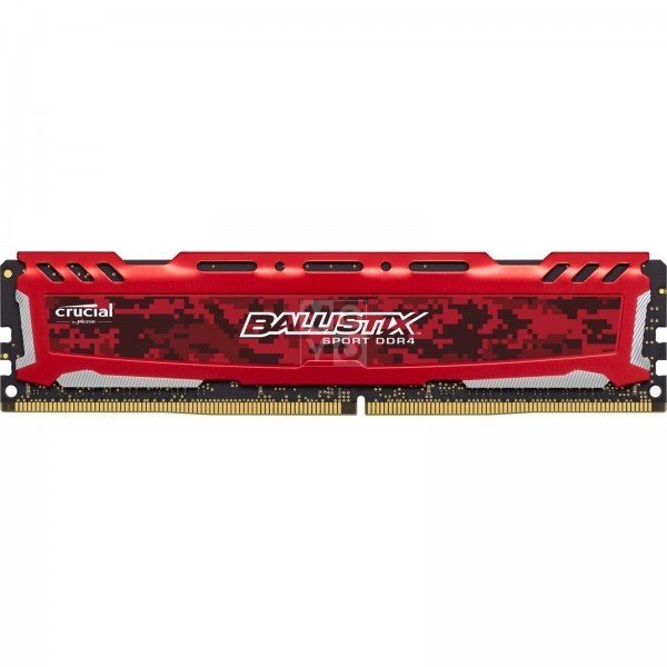 

Память для ПК Micron Ballistix Sport DDR4 2400 MHz 8 GB (BLS8G4D240FSEK)