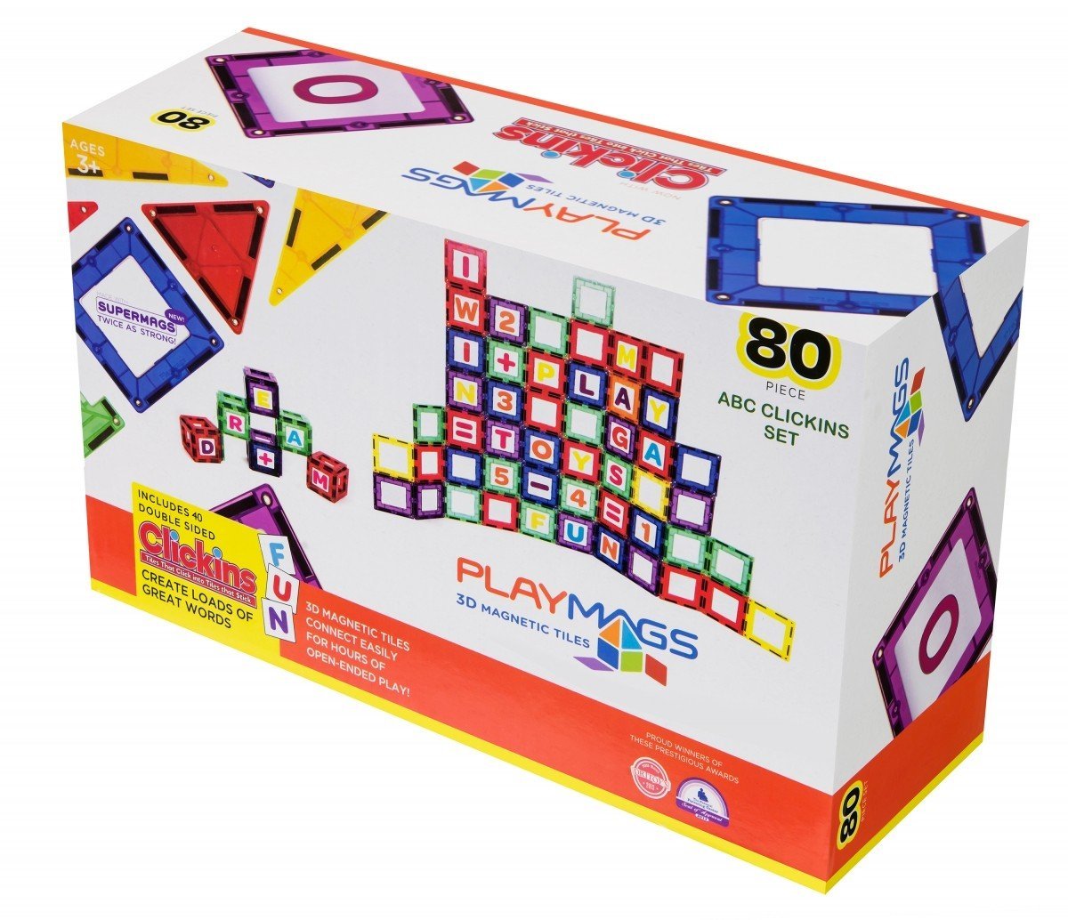 

Конструктор Playmags магнитный набор 80 эл. PM170