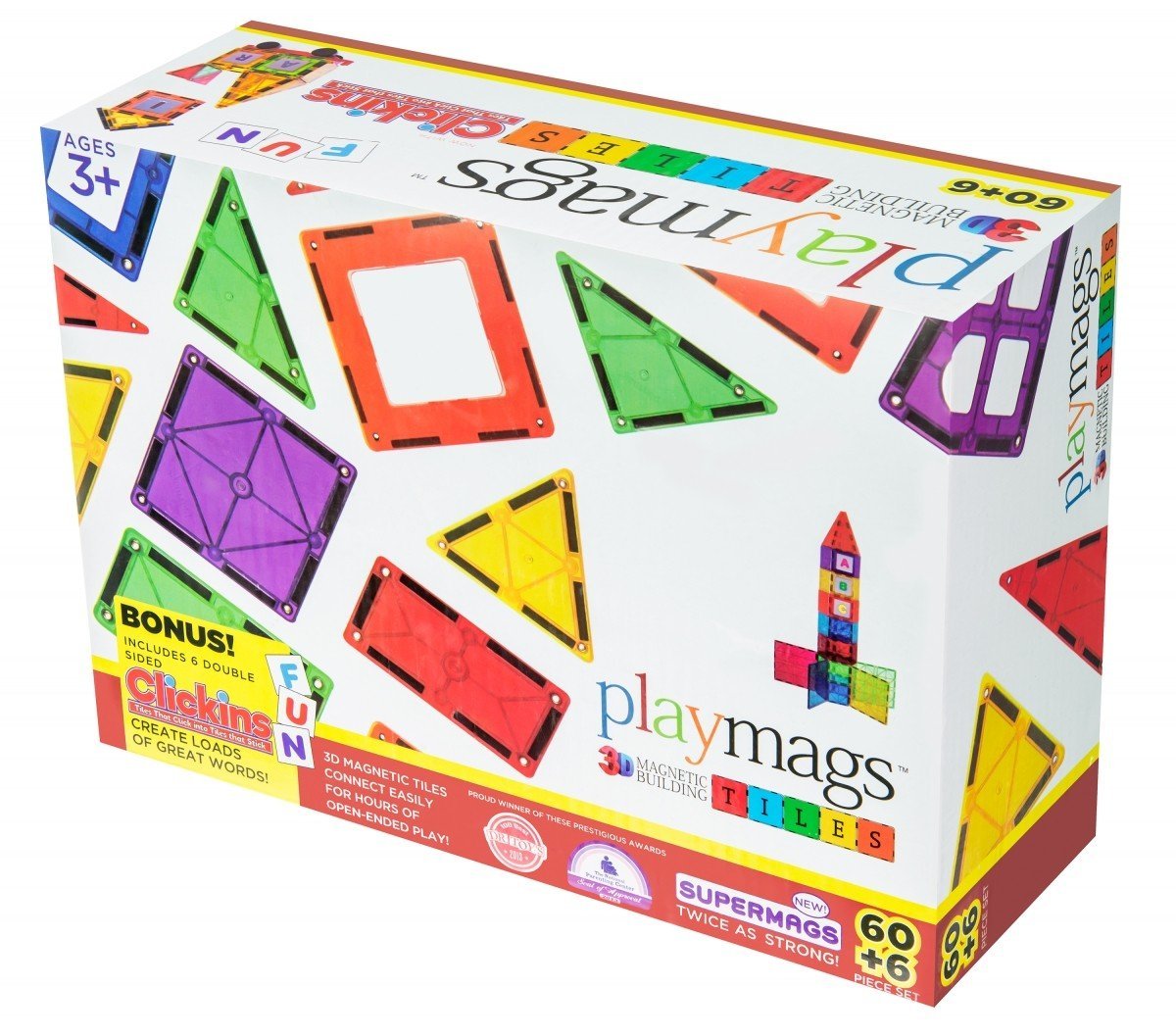 

Конструктор Playmags магнитный набор 60 эл. PM158