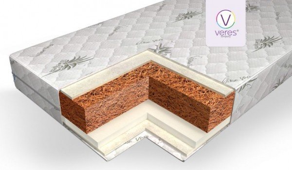 

Матрас VERES LATEX+ ALOE VERA 135*60*10 см (для ЛД-14) (51.6.06)