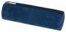 Пенал-косметичка Herlitz Round Leather замшевый синий (8200883B) фото