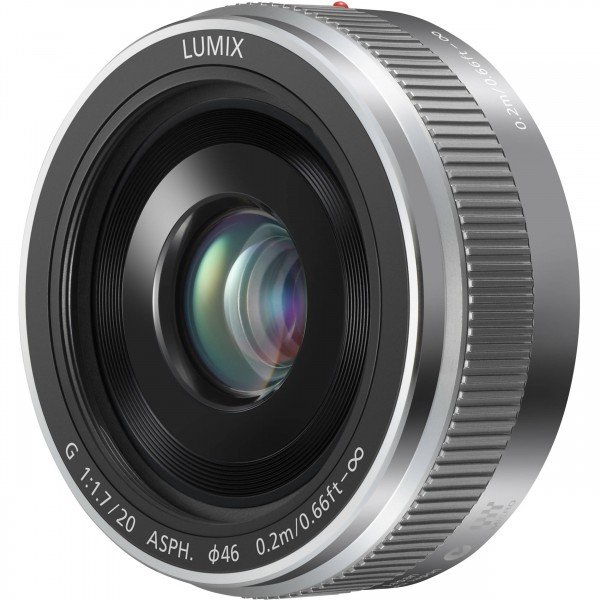 Акція на Объектив Panasonic Lumix G 20 mm f/1.7 II ASPH. Silver (H-H020AE-S) від MOYO