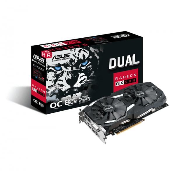 

Видеокарта ASUS Radeon RX 580 8GB DDR5 Dual OC (DUAL-RX580-O8G)